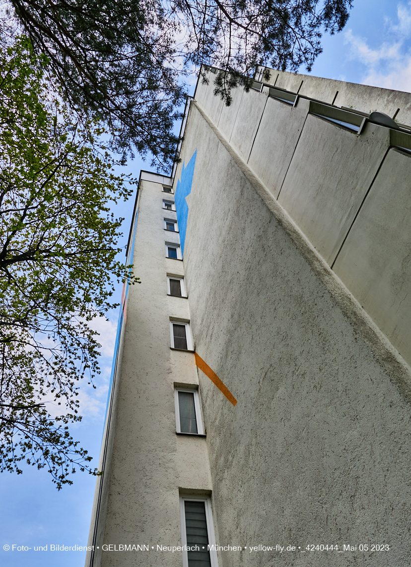 05.05.2023 - Graffiti am Karl-Marx-Ring 75 in Neuperlach